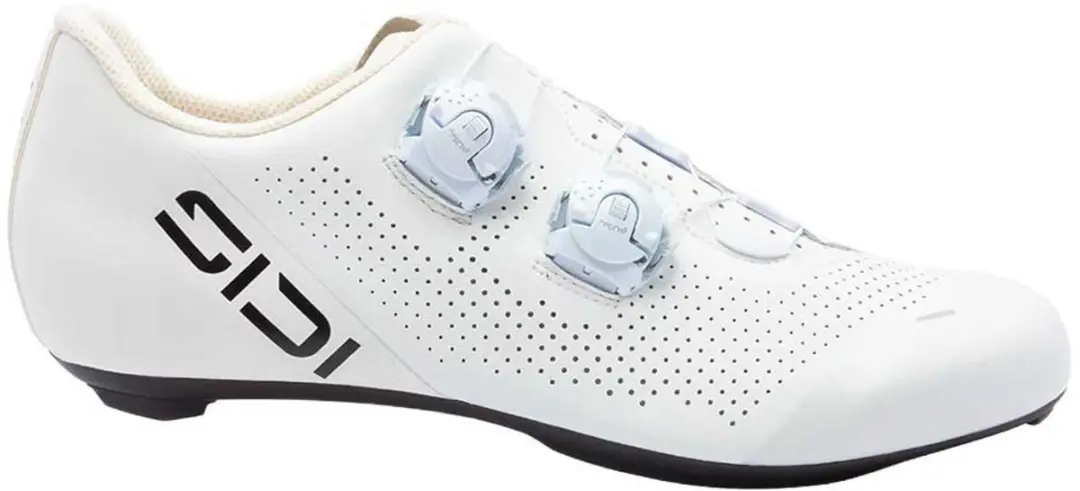 Sidi Ergo 6 Wegfietsschoenen - Carbon Zool - Wit 42