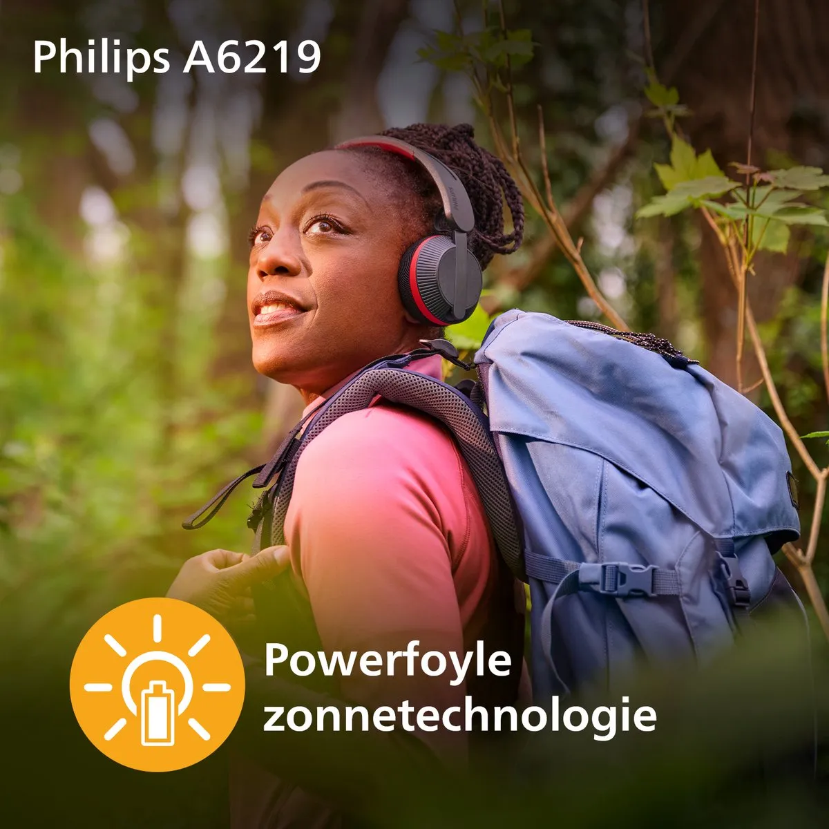 Philips TAA6219 Bluetooth Koptelefoon - Zonne-energie - 40mm Drivers
