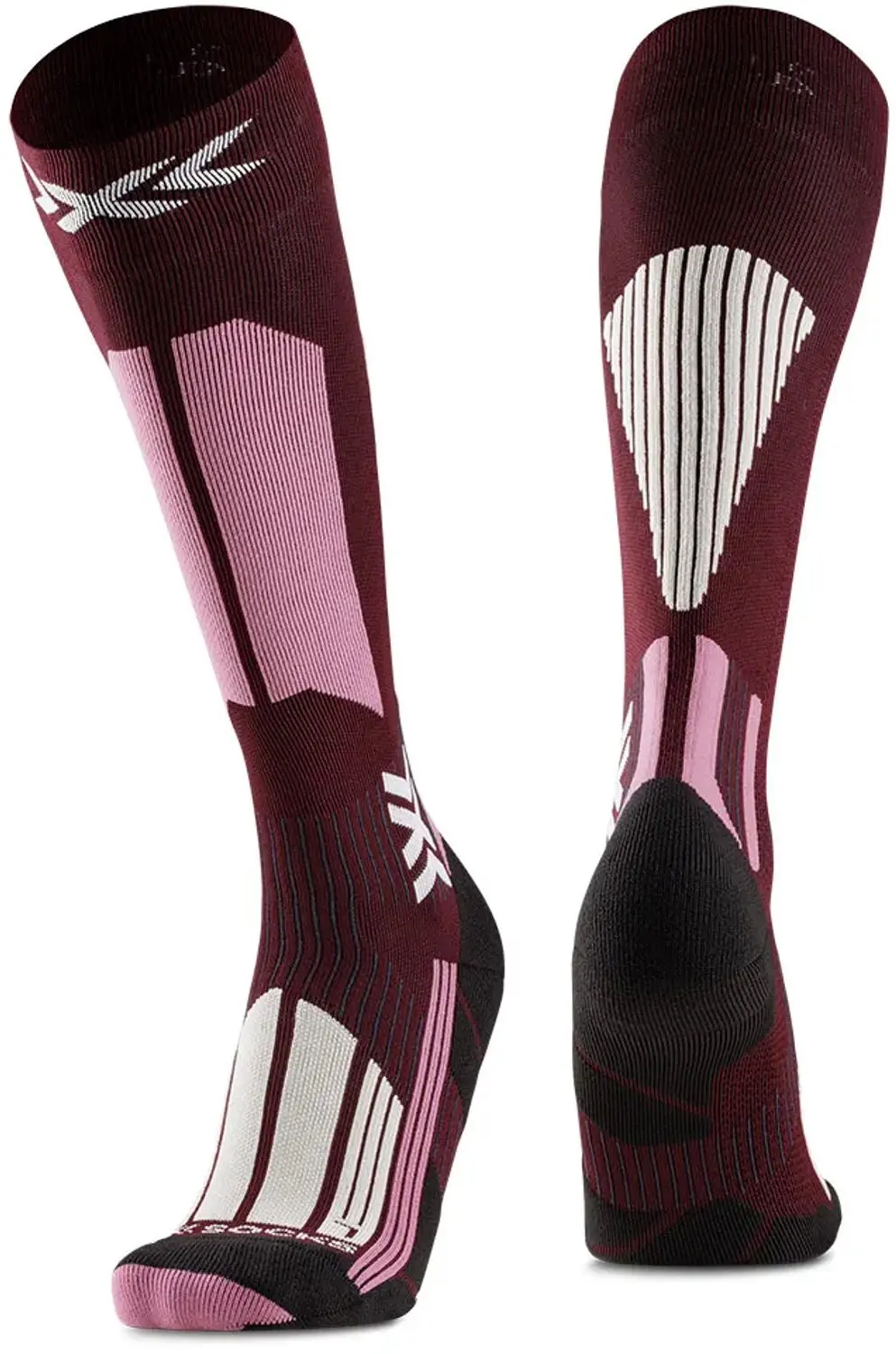 X-Bionic XSWYPTW24W-P403 Dames Sokken - Skiën - Rood - afbeelding 2 van 2
