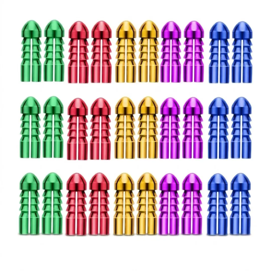 Multikleurige dart flight beschermers aluminium 30 stuks darts accessoires fligh