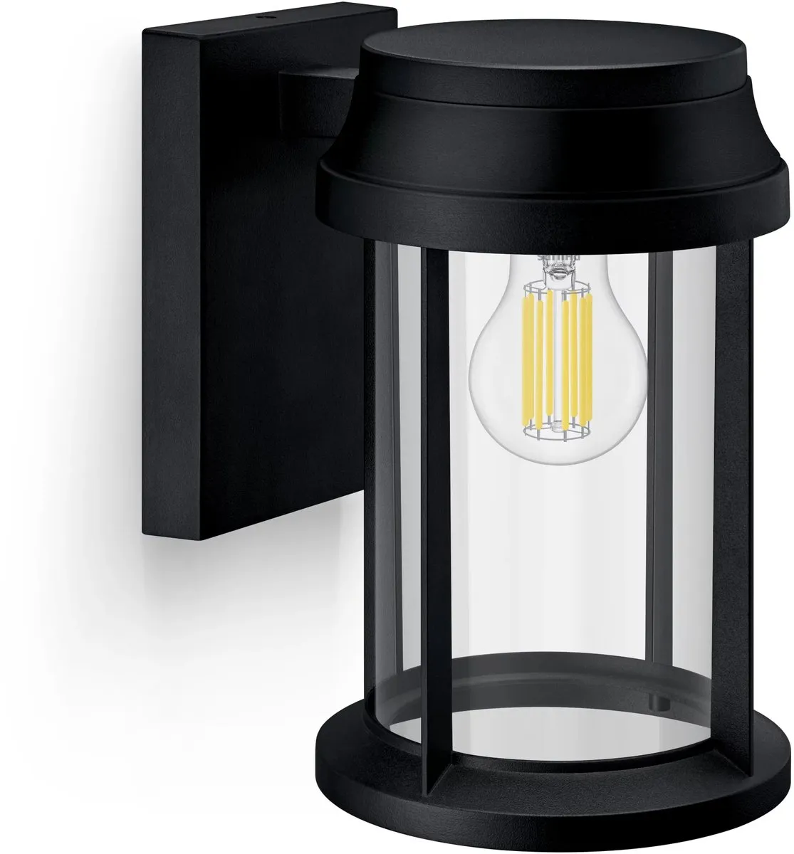 Philips Bellini Wandlamp E27 - 16cm - Rood