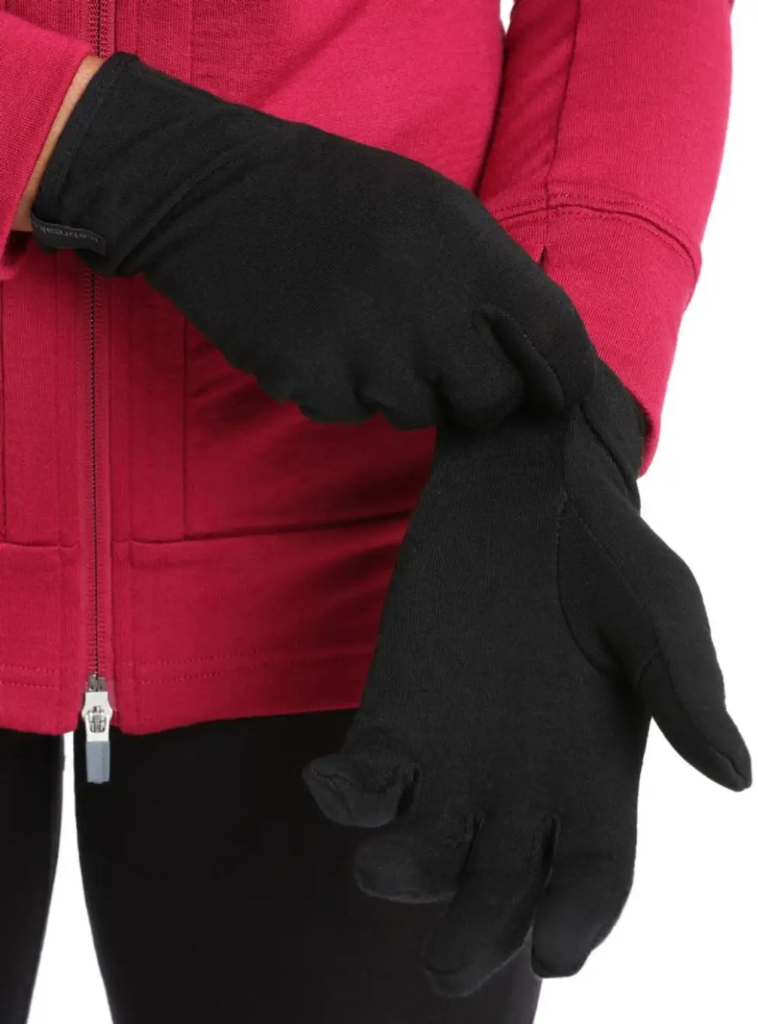 Icebreaker Apex Liners Handschoenen - XS - Zwart - afbeelding 5 van 6