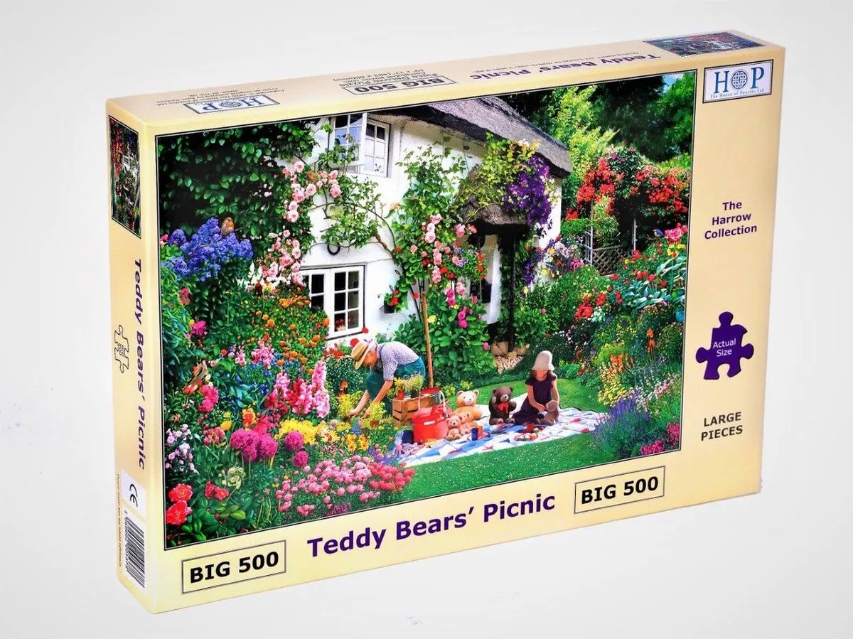 House Of Puzzles Teddy Bears Picnic Legpuzzel 500 XL