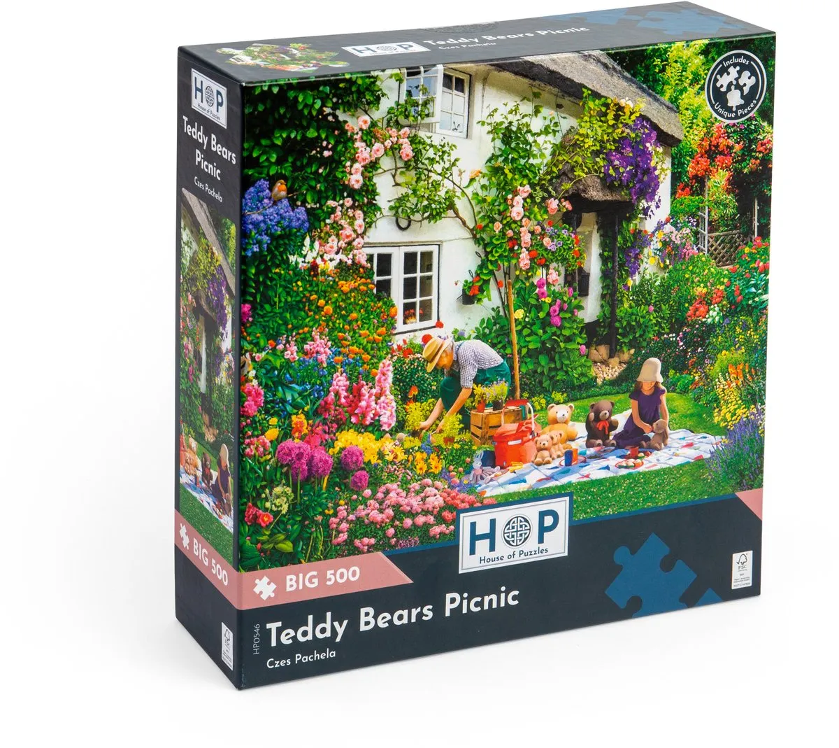 House Of Puzzles Teddy Bears Picnic Legpuzzel 500 XL - Multicolor