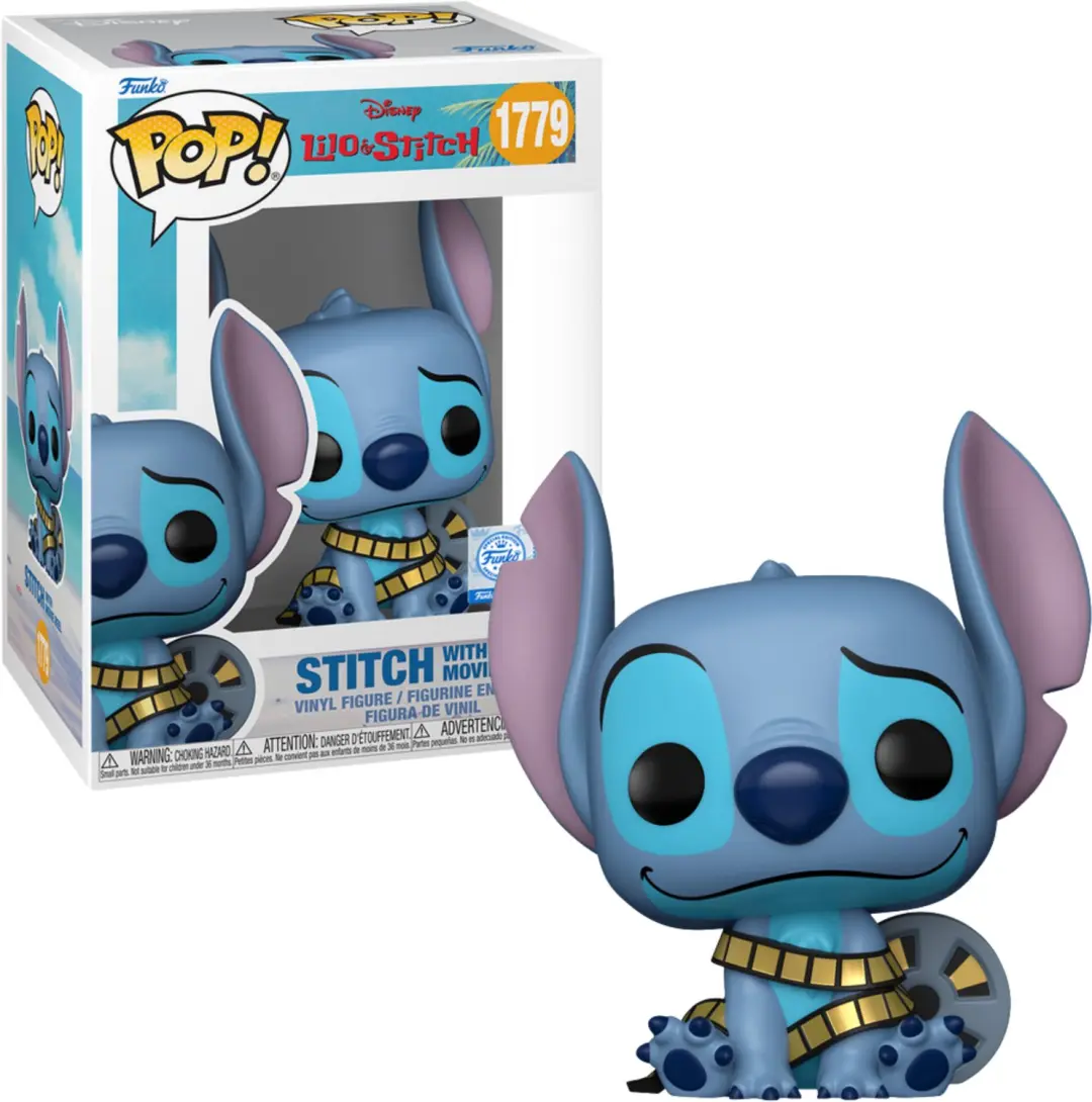 POP DISNEY: L&S- STITCH W/MOVIE REEL