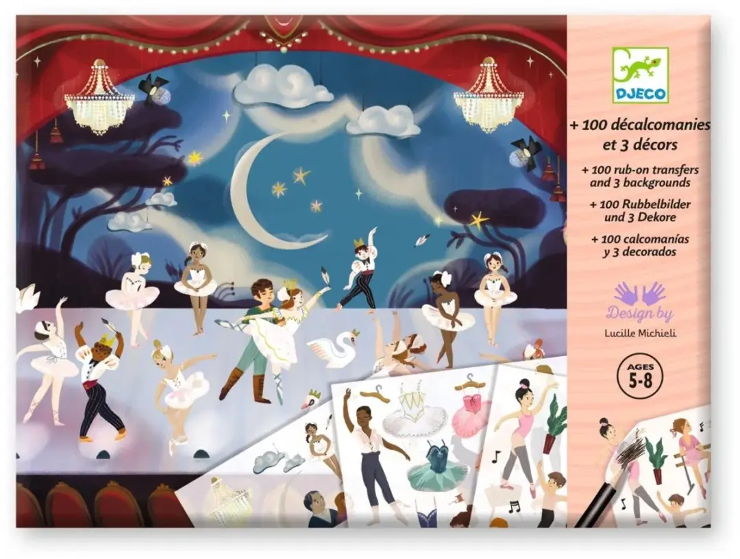 Djeco Jonge Balletdansers Transferstickers