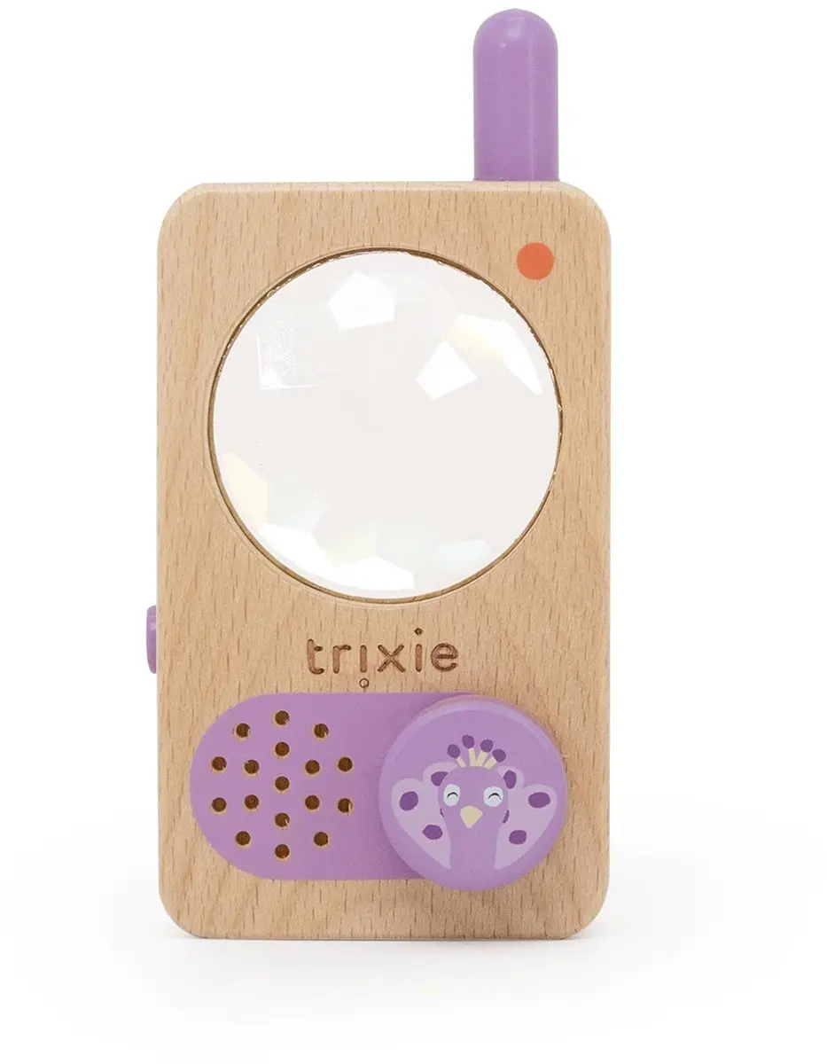 Trixie Houten Walkie Talkie Mrs. Peacock