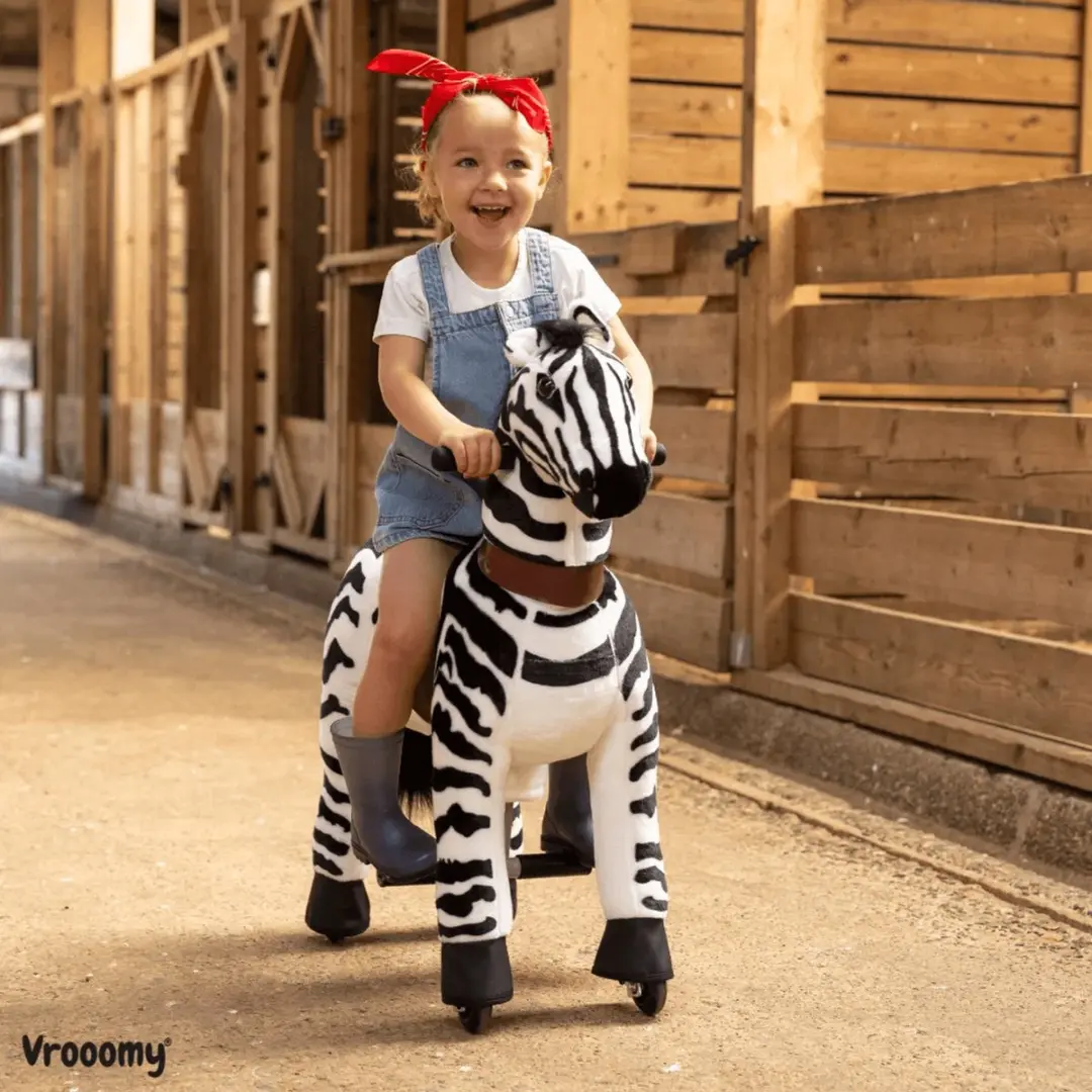 Vrooomy Mechanisch Zebra S Rijpaard 5100665 - Zwart - afbeelding 5 van 6