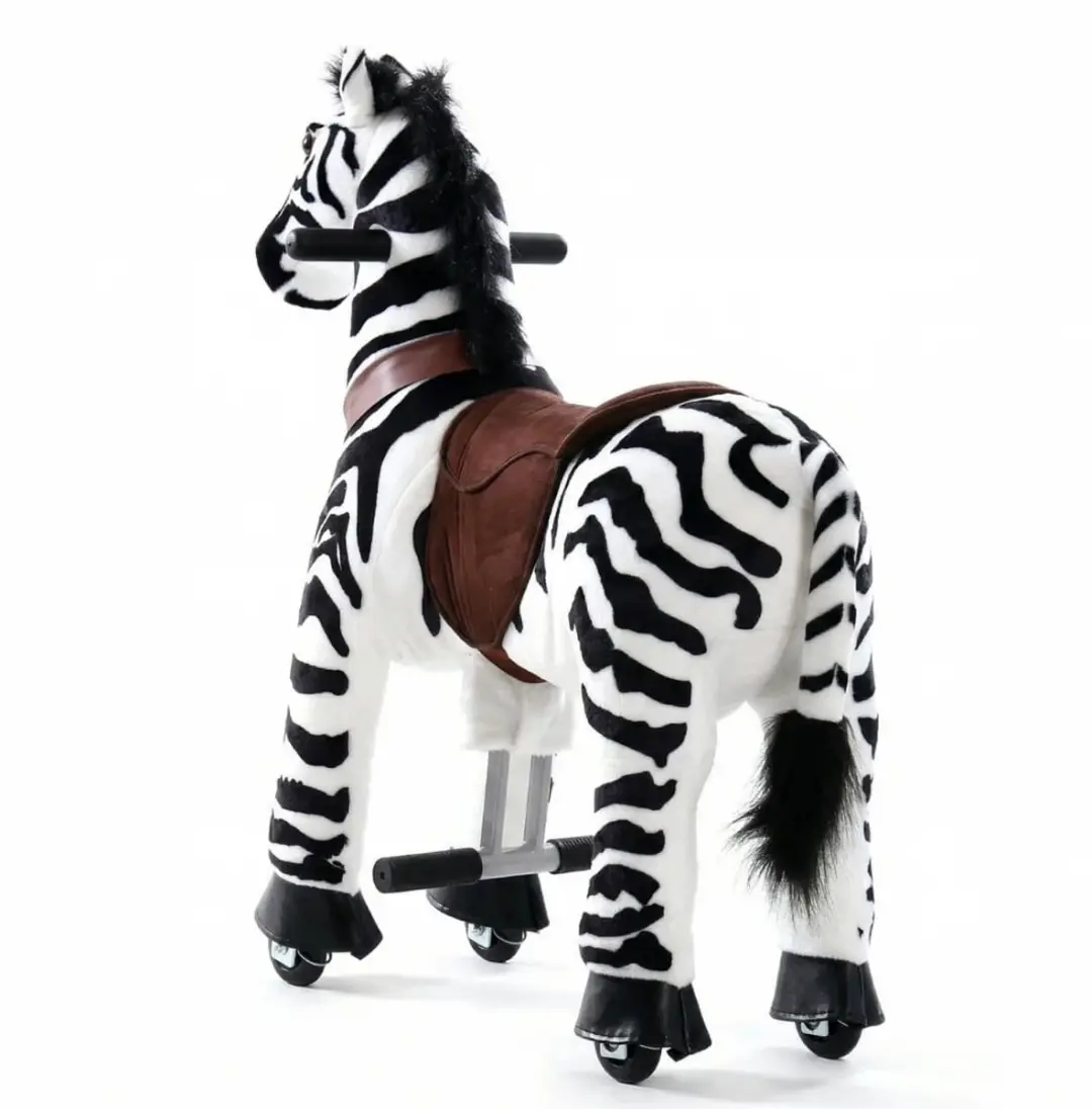 Vrooomy Mechanisch Zebra S Rijpaard 5100665 - Zwart - afbeelding 2 van 6