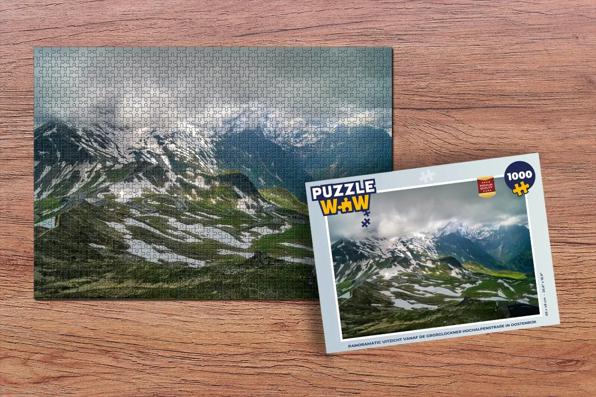 PuzzleWow Panoramatic Großglockner Legpuzzel 1000 Stuks