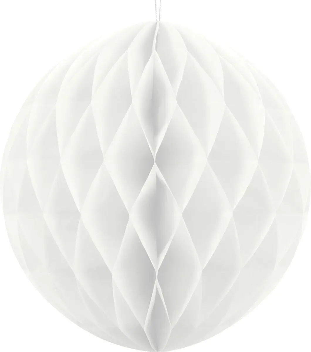 Honeycomb Bal Wit 30cm
