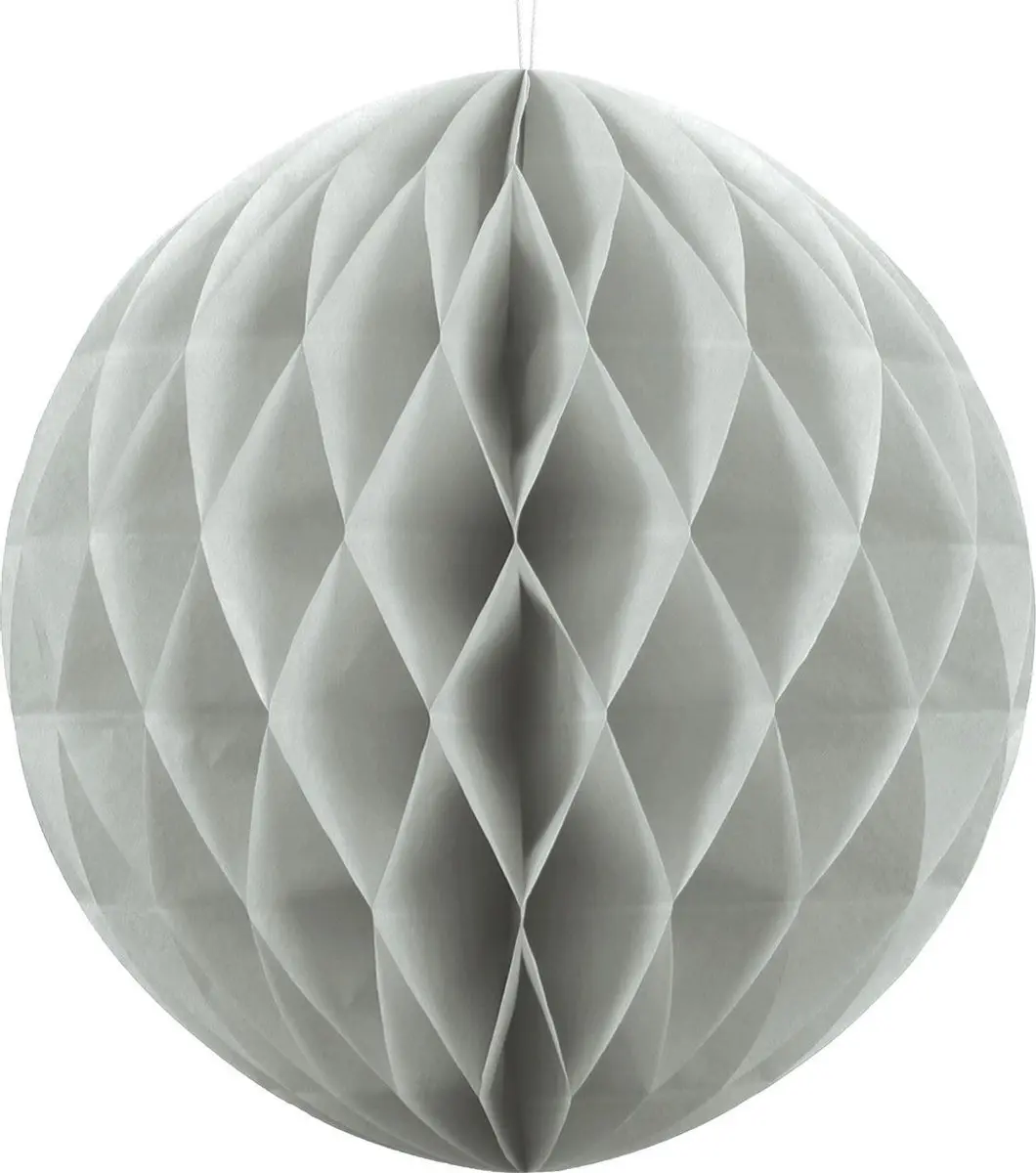 Honeycomb Bal Lichtgrijs 30cm