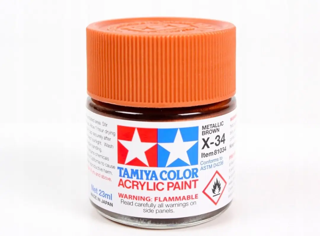 Acryl Verf Metallic Bruin 23ml