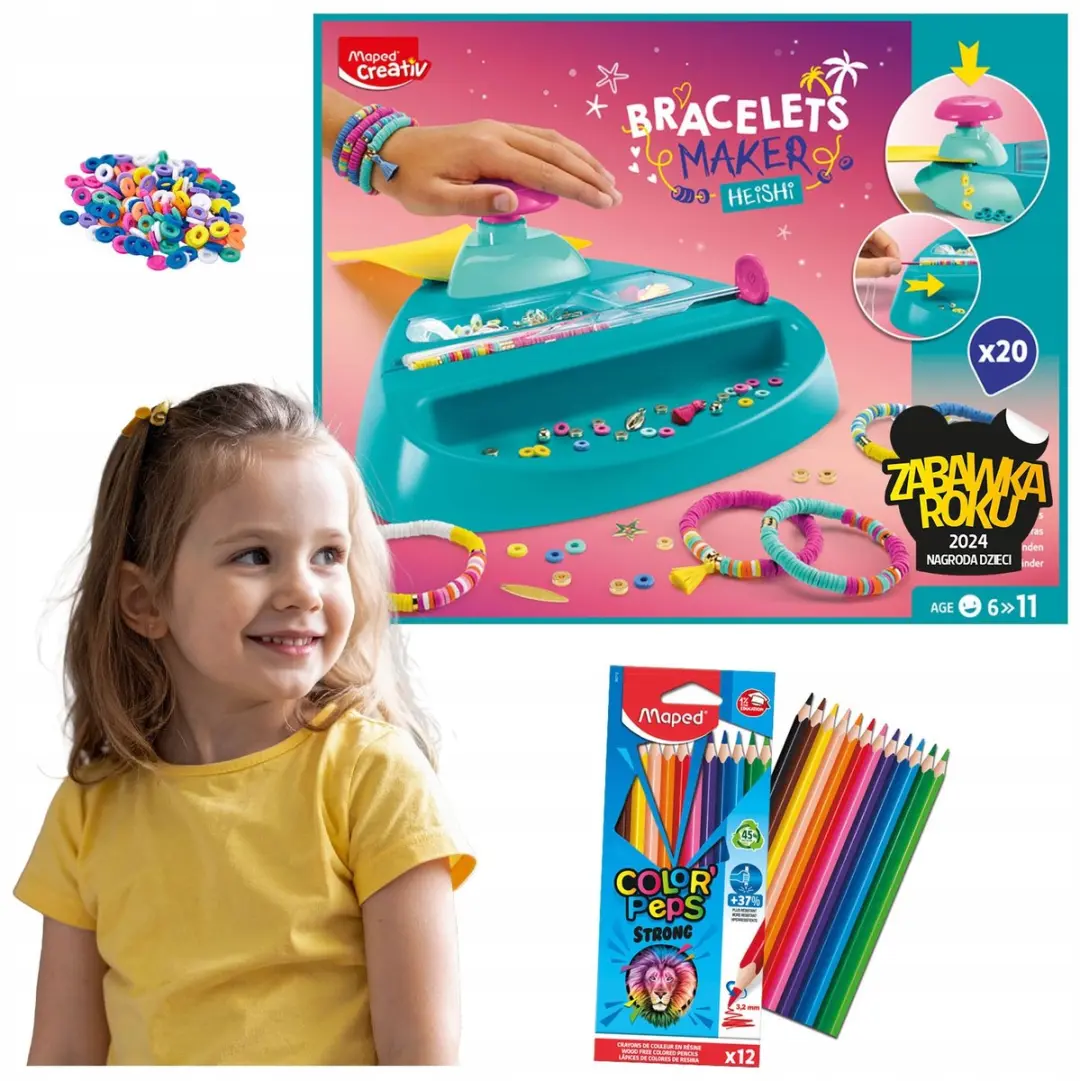Armbandjes Maakset met Machine & Kleurpotloden
