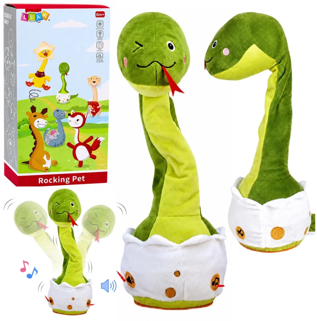 Lean Toys Dansende Slang Pluche Knuffel