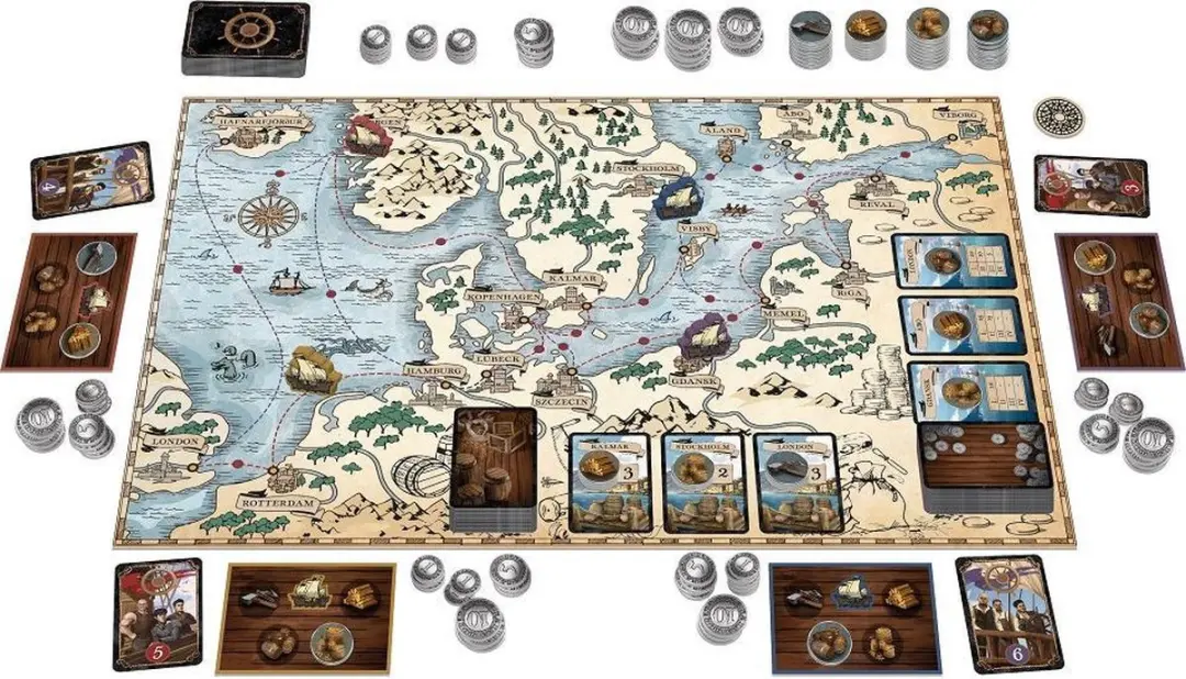 Tactic Seas of Fortune Bordspel - 2-4 Spelers