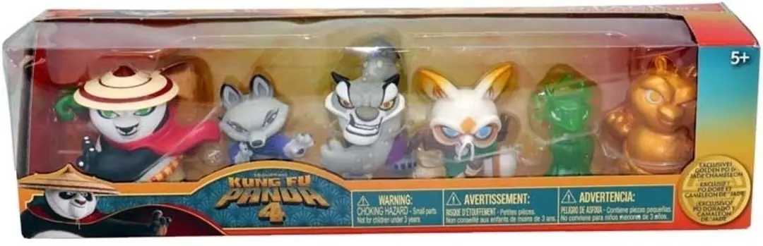Play-Doh Kung Fu Panda verzamelfiguren 6-pack speelgoed.