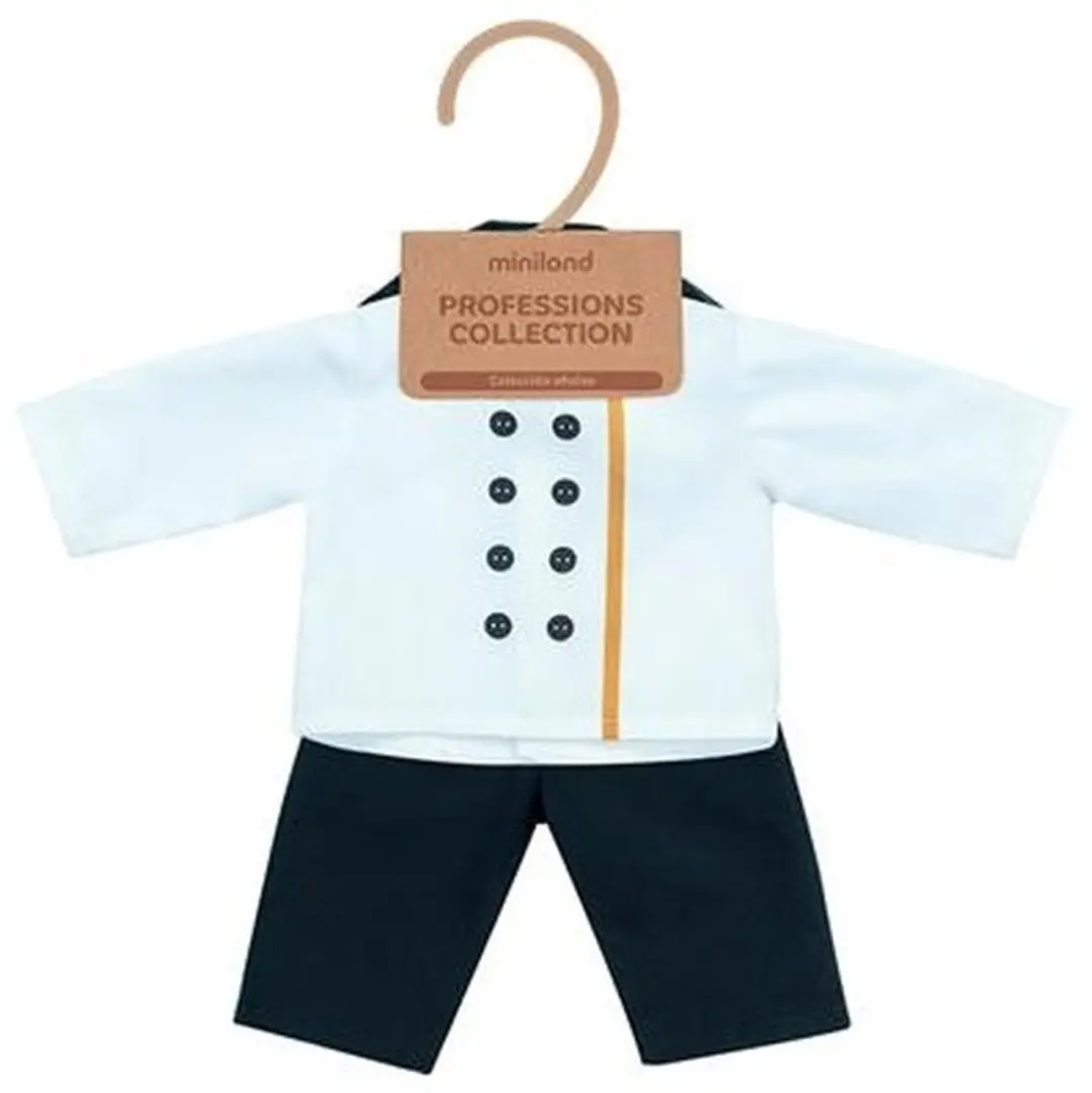 Miniland Poppenkleding Kok 38cm