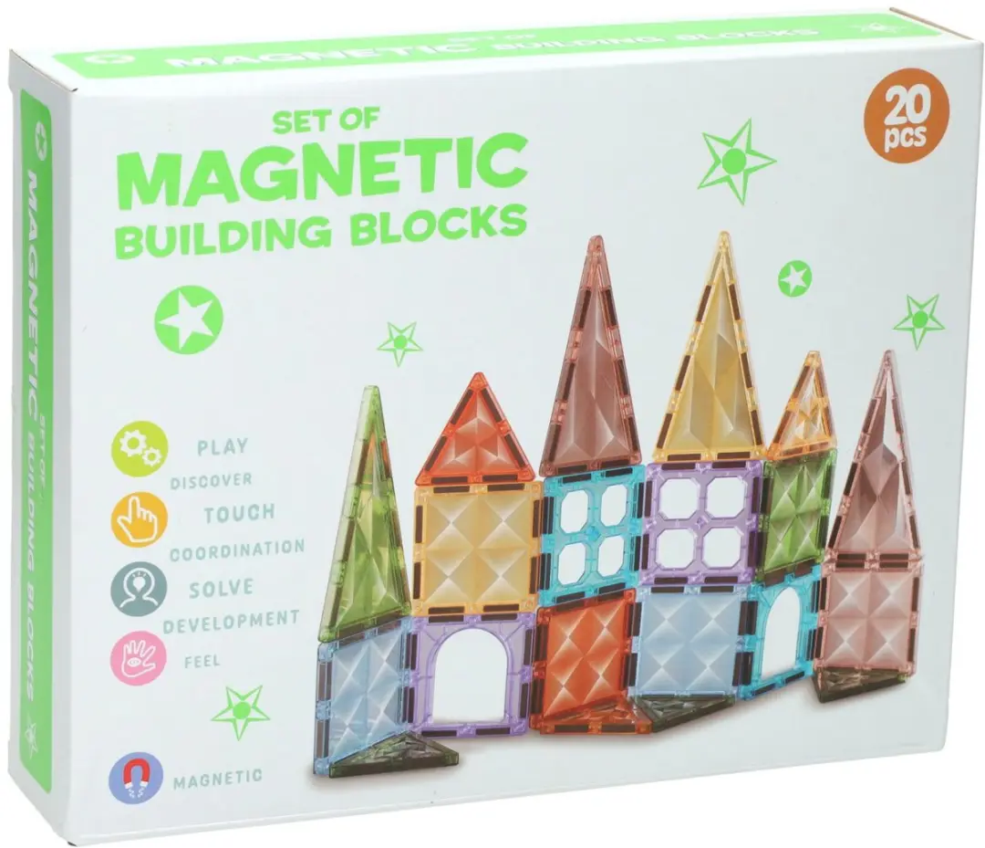 Magnetische Bouwstenen 5 Vormen