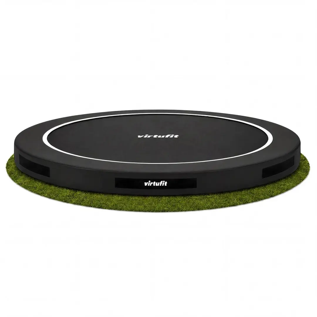 Virtufit Inground Trampoline Ø366cm - Zwart