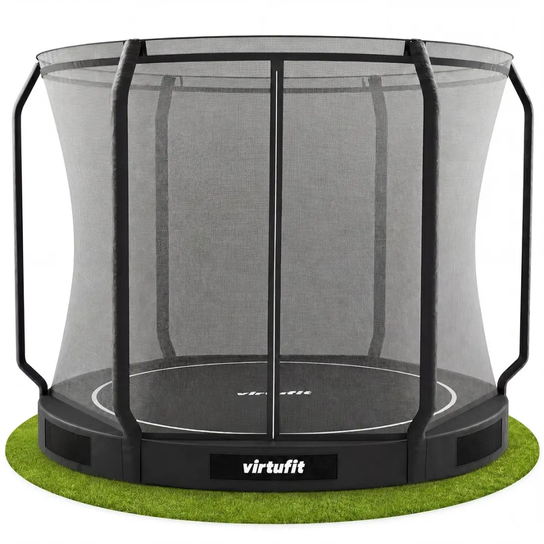 Virtufit Inground Trampoline Ø251cm - Zwart