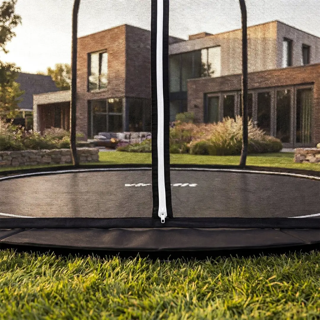 Virtufit GroundLevel Trampoline Ø305cm - Zwart - afbeelding 4 van 6
