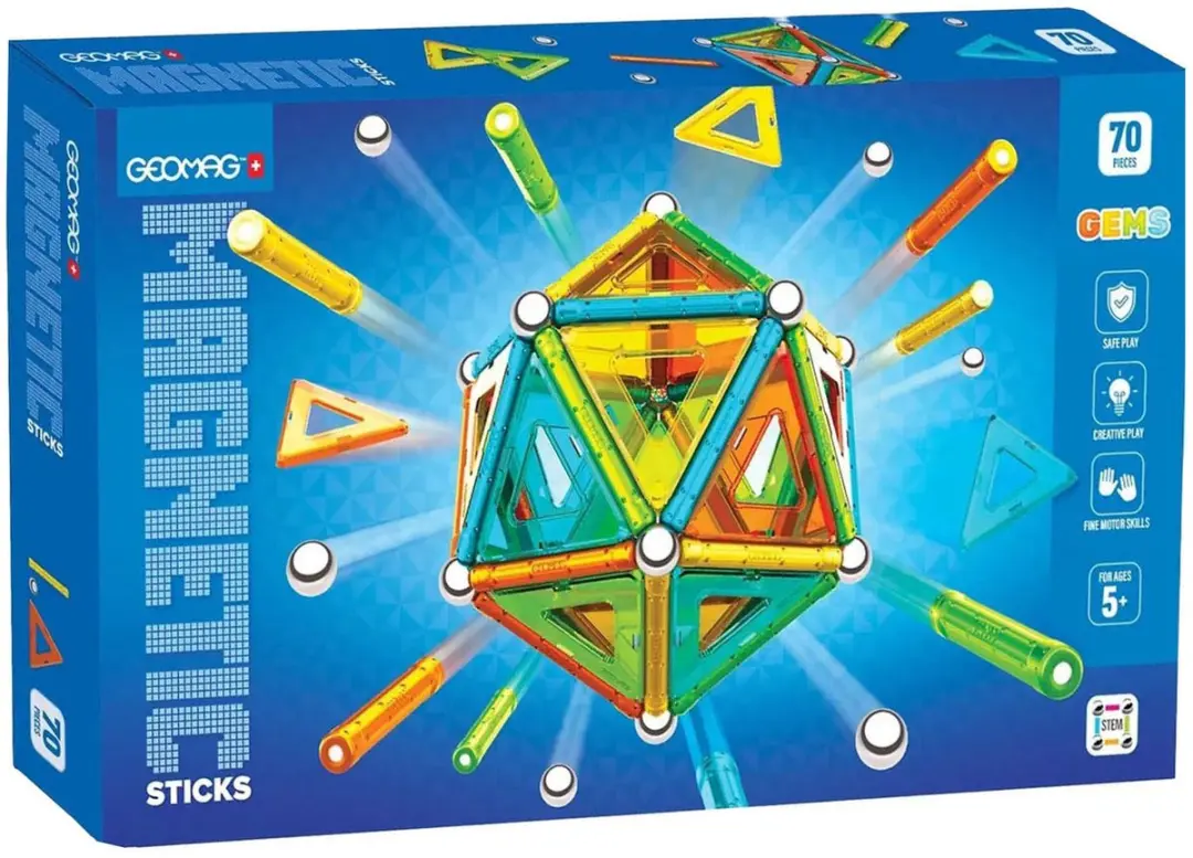 Geomag Magnetische Sticks Edelstenen Set