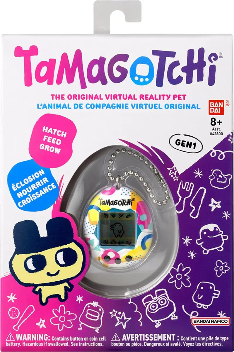 Bandai Tamagotchi Originele Memphis Style - Virtueel huisdier - Multi - afbeelding 5 van 6
