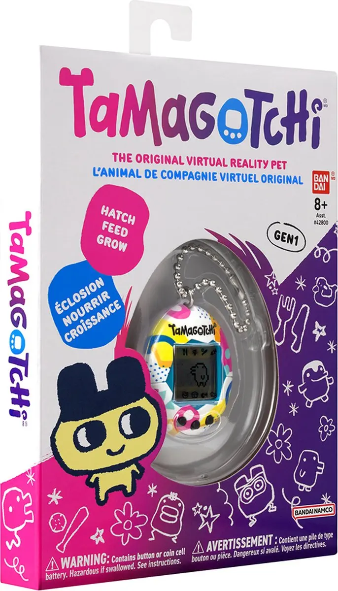 Bandai Tamagotchi Originele Memphis Style - Virtueel huisdier - Multi - afbeelding 3 van 6