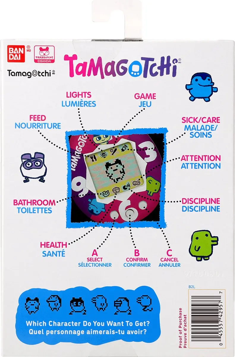Bandai Tamagotchi Originele Memphis Style - Virtueel huisdier - Multi - afbeelding 2 van 6