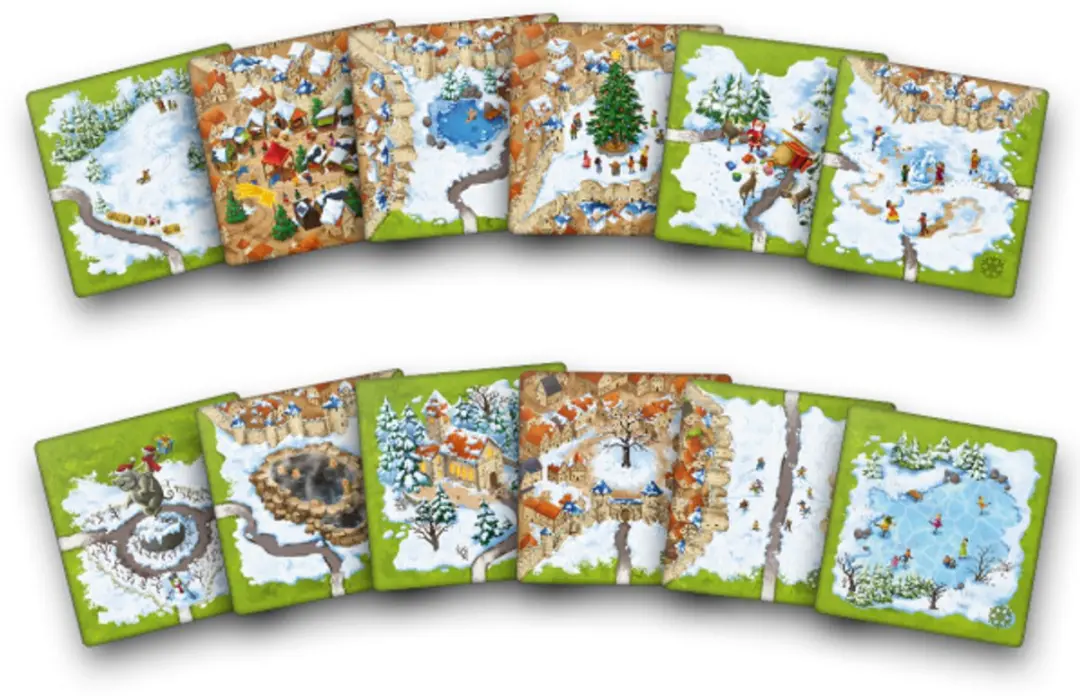 Carcassonne Mini Uitbreiding 4 Seizoenen Winter Bordspel