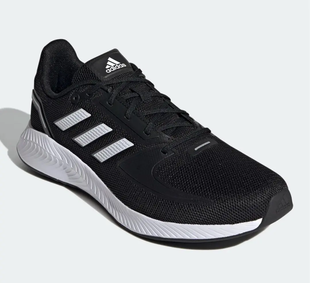 adidas Runfalcon 2.0 Heren Sneakers - 41 1/3 - Core Black/Wit/Grijs - afbeelding 3 van 6