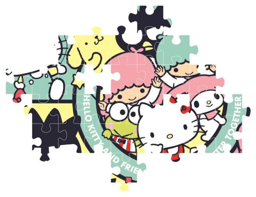 Clementoni Hello Kitty Puzzel 104 Stukjes - afbeelding 4 van 6