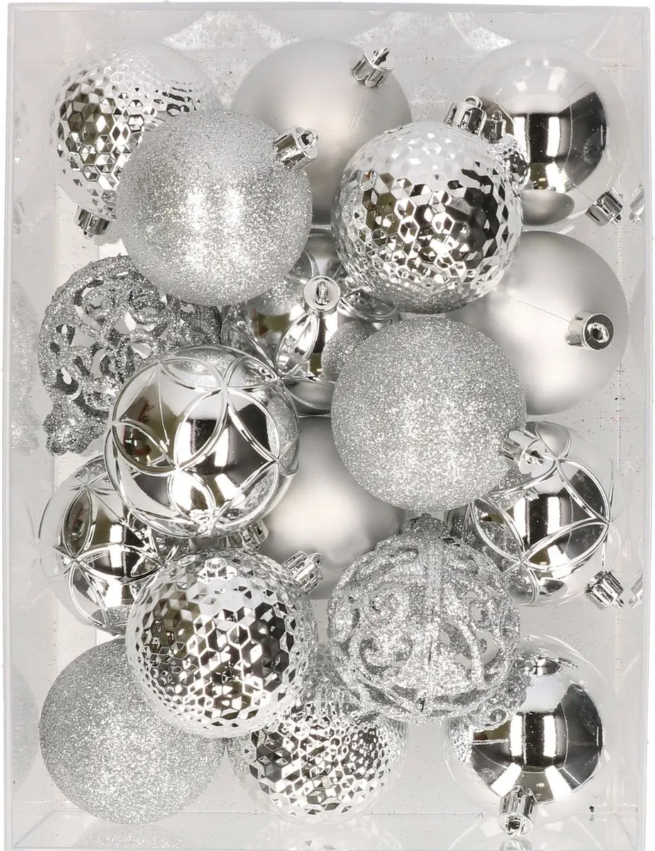 Decoris Kerstballenmix Ø6cm