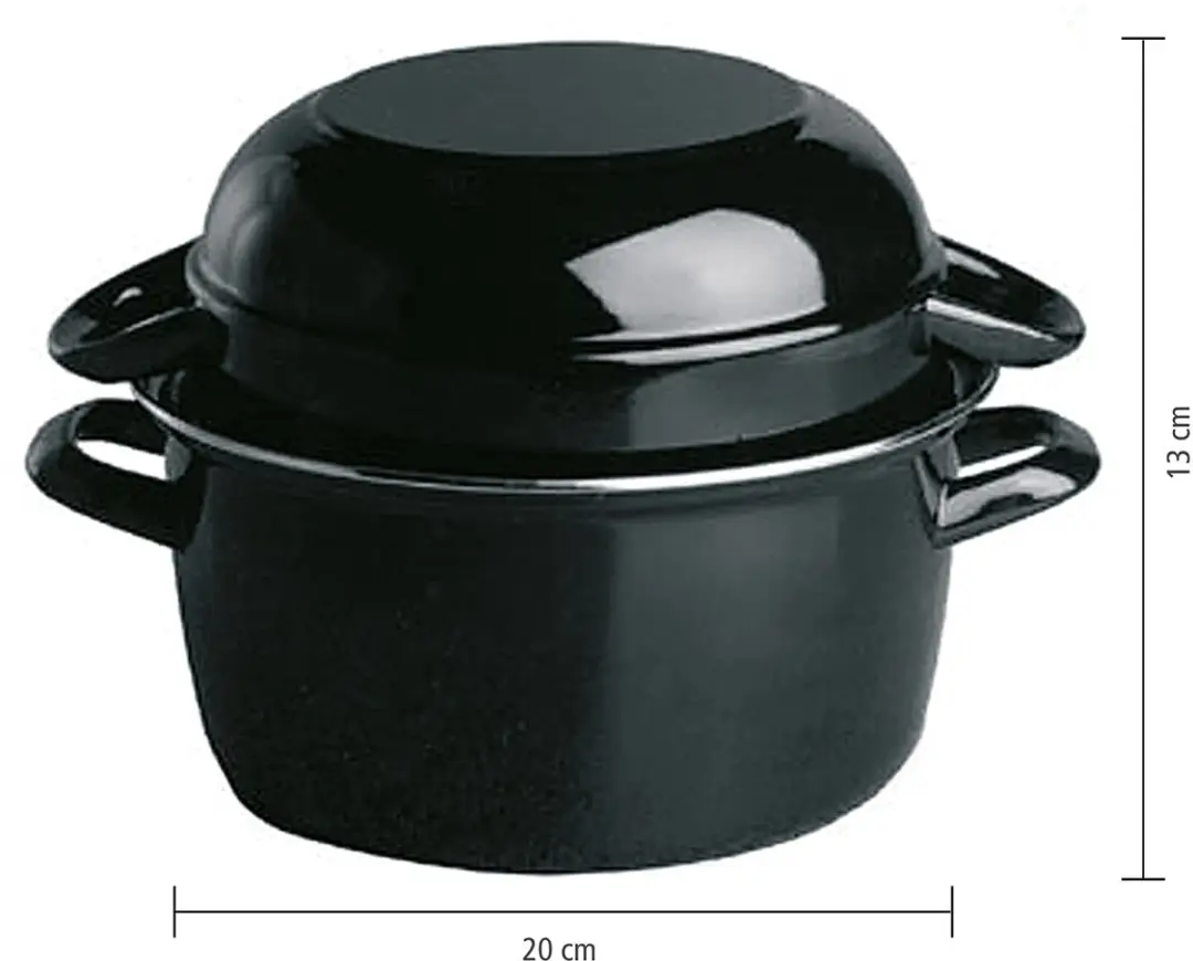 Mosselpan APS 3,3L - Zwart - afbeelding 2 van 2