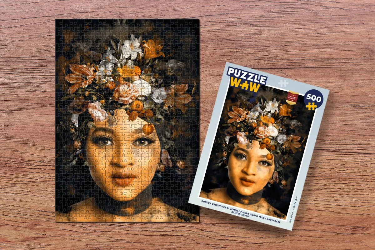 PuzzleWow Flora Legpuzzel 500 Stuks - Multicolor