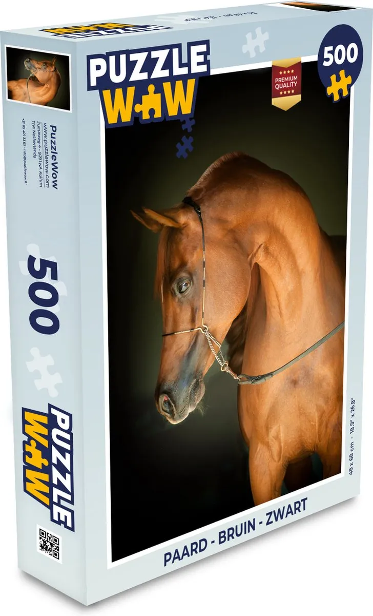 PuzzleWow Paard Legpuzzel 500 Stuks