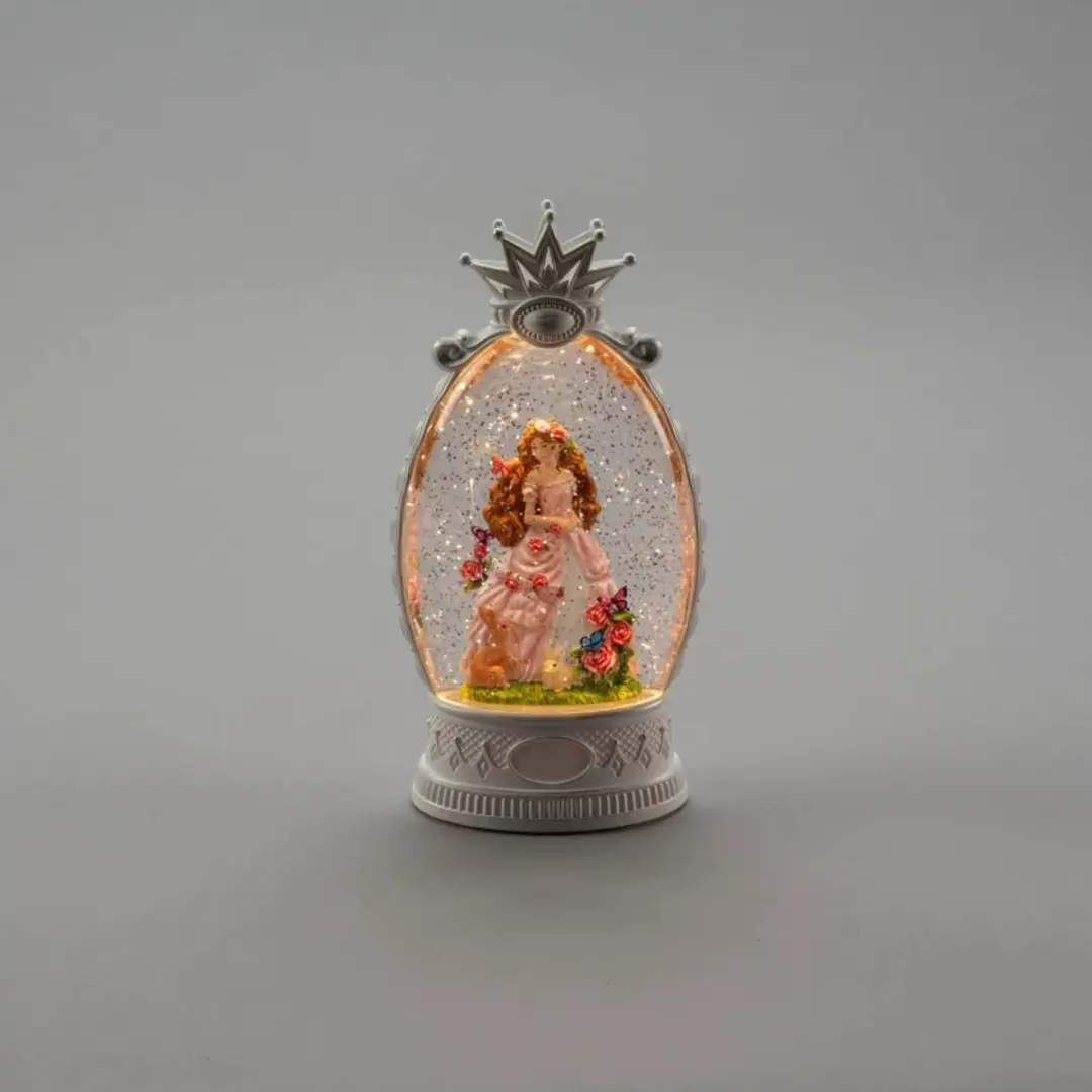 Konstsmide LED Sneeuwlantaarn Waterspinner Prinses Antiek Wit - afbeelding 3 van 6