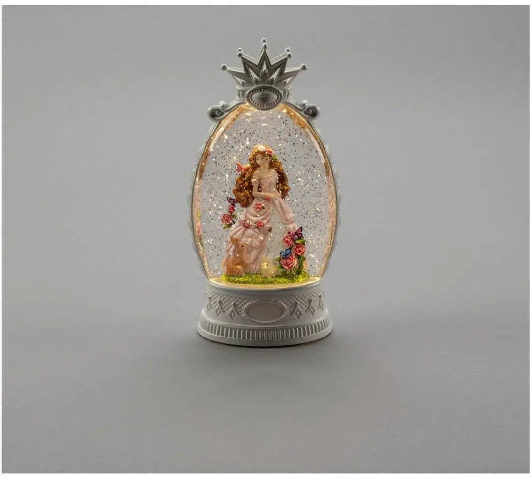 Konstsmide LED Sneeuwlantaarn Waterspinner Prinses Antiek Wit - afbeelding 5 van 6