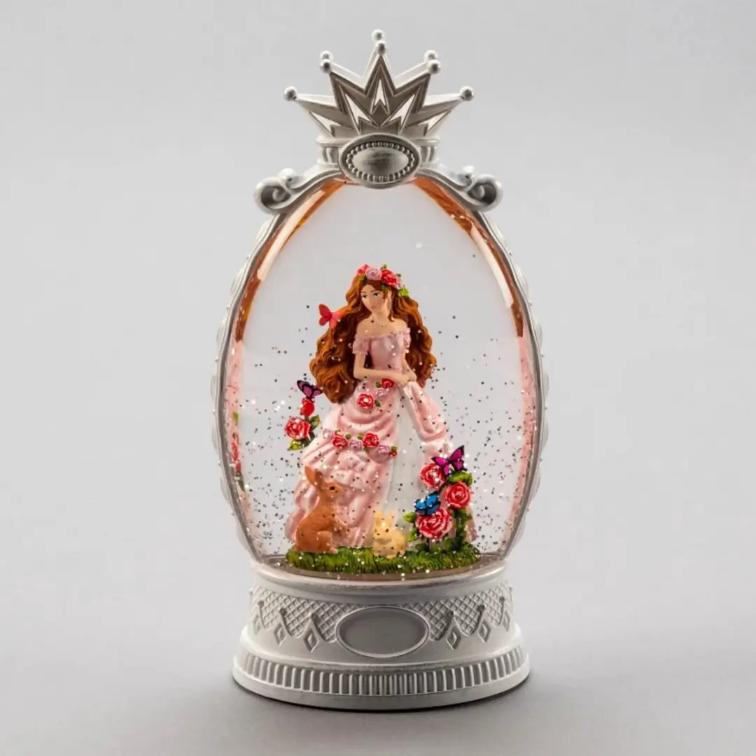 Konstsmide LED Sneeuwlantaarn Waterspinner Prinses Antiek Wit - afbeelding 2 van 6