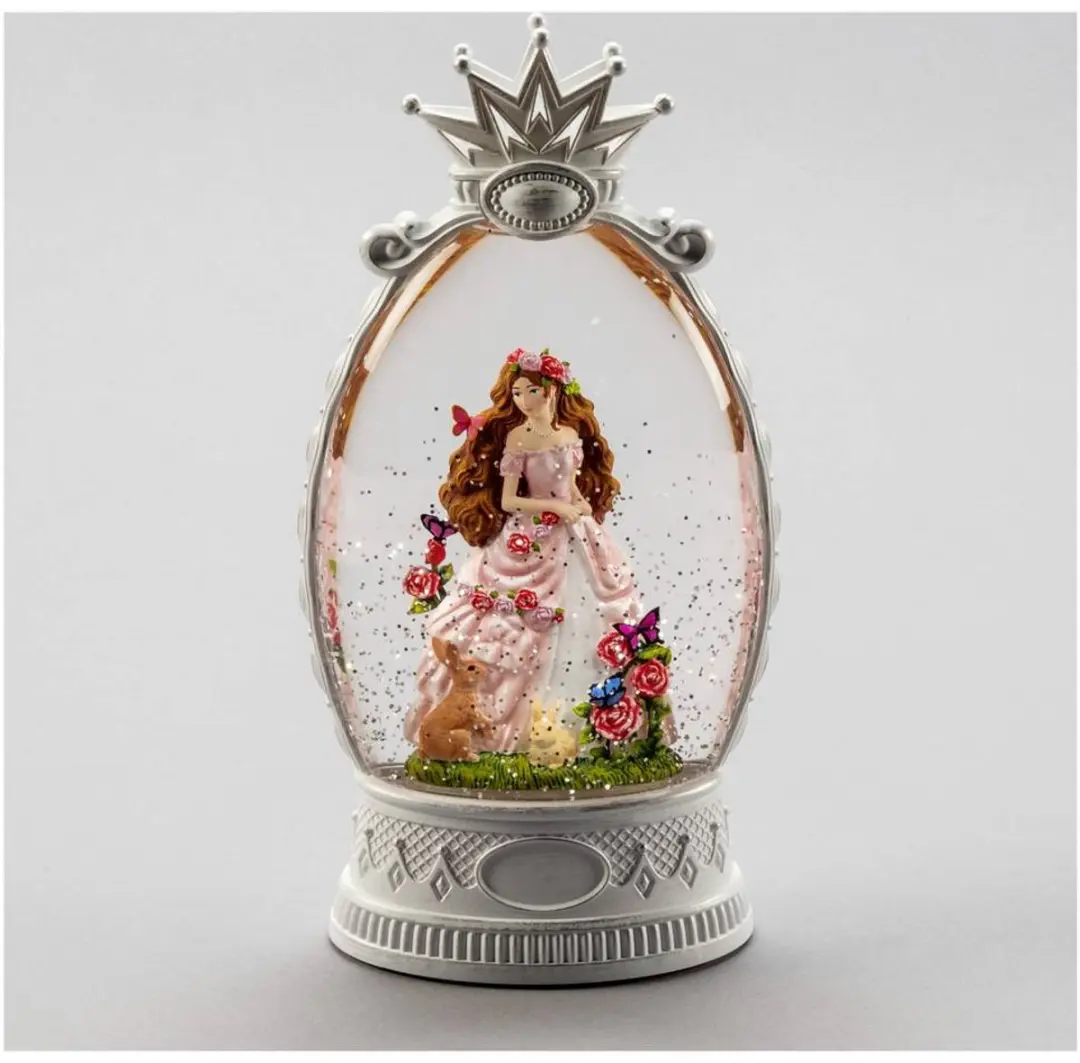 Konstsmide LED Sneeuwlantaarn Waterspinner Prinses Antiek Wit - afbeelding 4 van 6