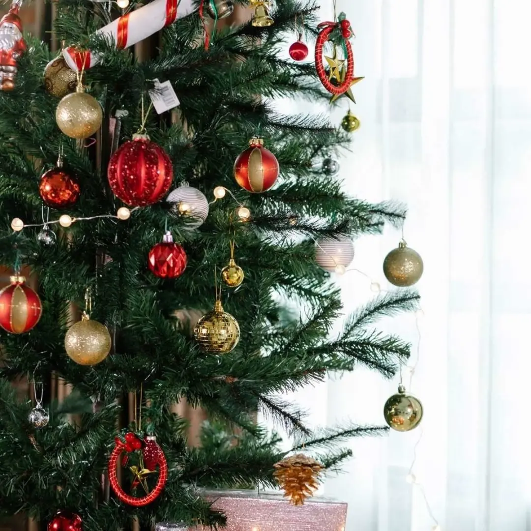 Decoris Kerstballen Mix - 42 Stuks - Goud - Ø6cm - afbeelding 2 van 4