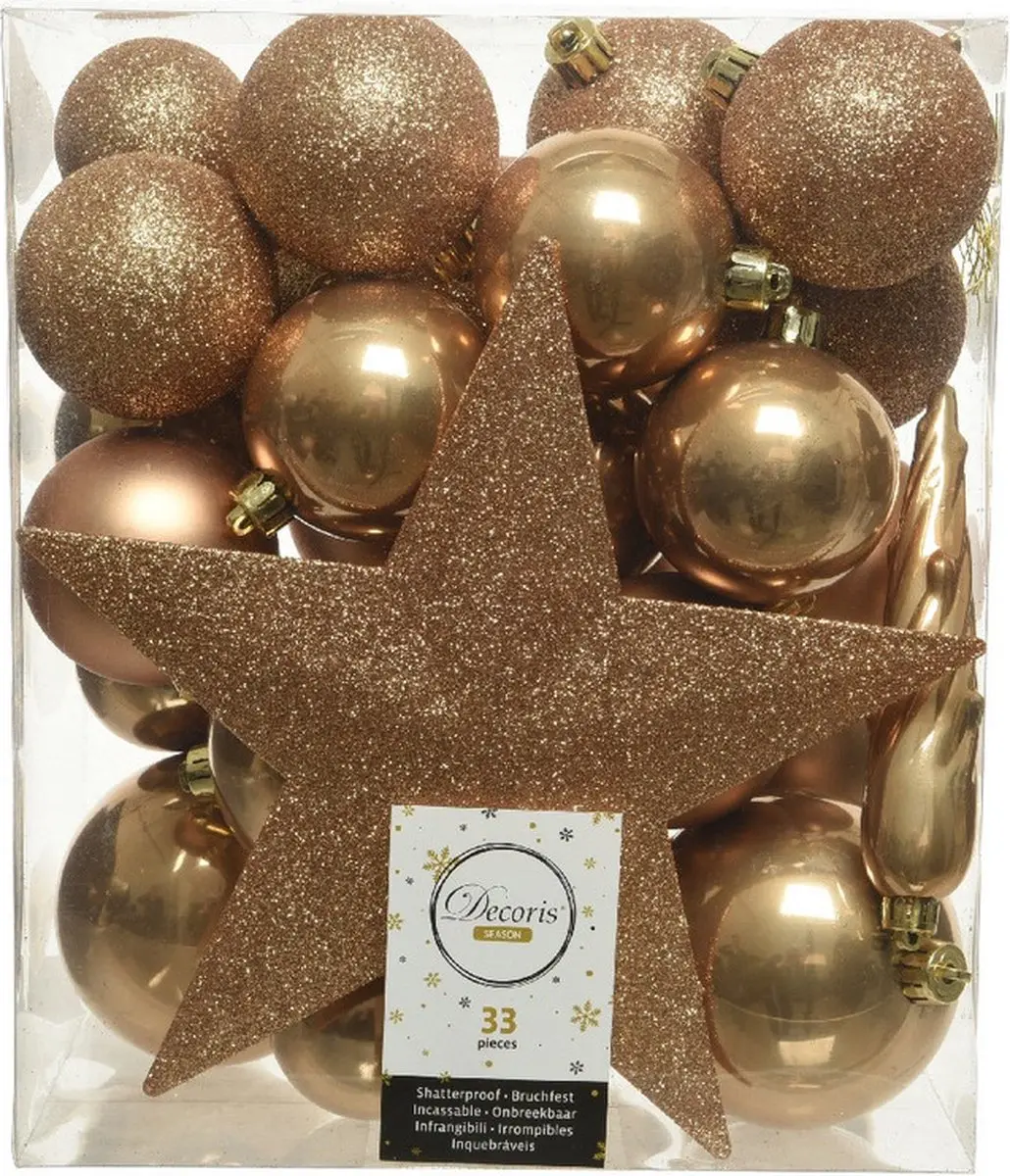 Decoris kerstballen set