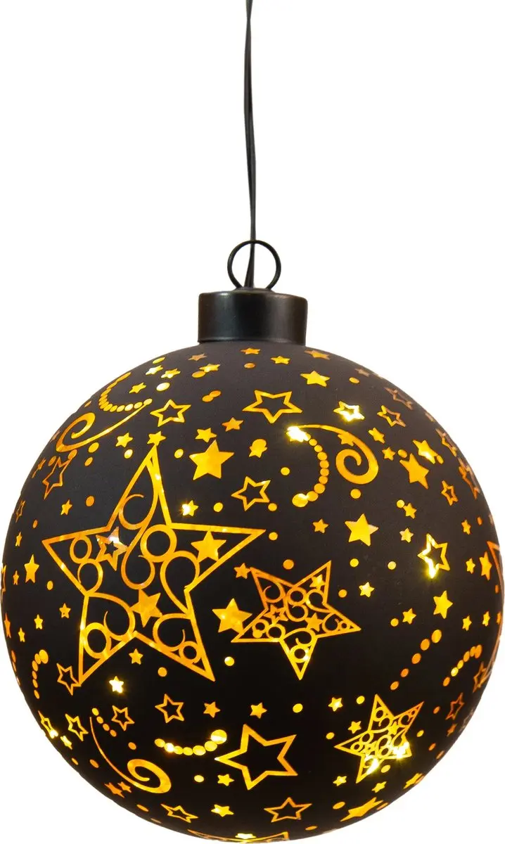 Anna's Collection LED Sterrenbal 12cm Goud
