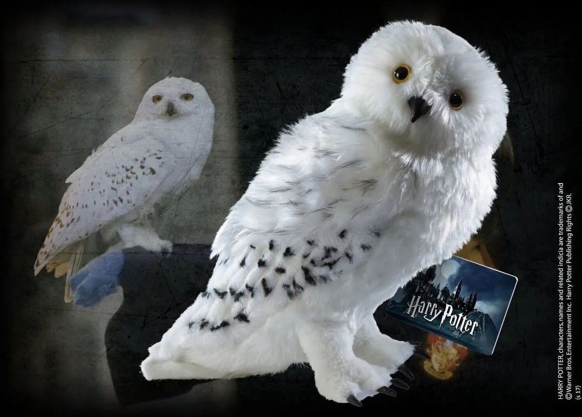Harry Potter Hedwig Plush Sneeuwuil 12 inch - Multicolor