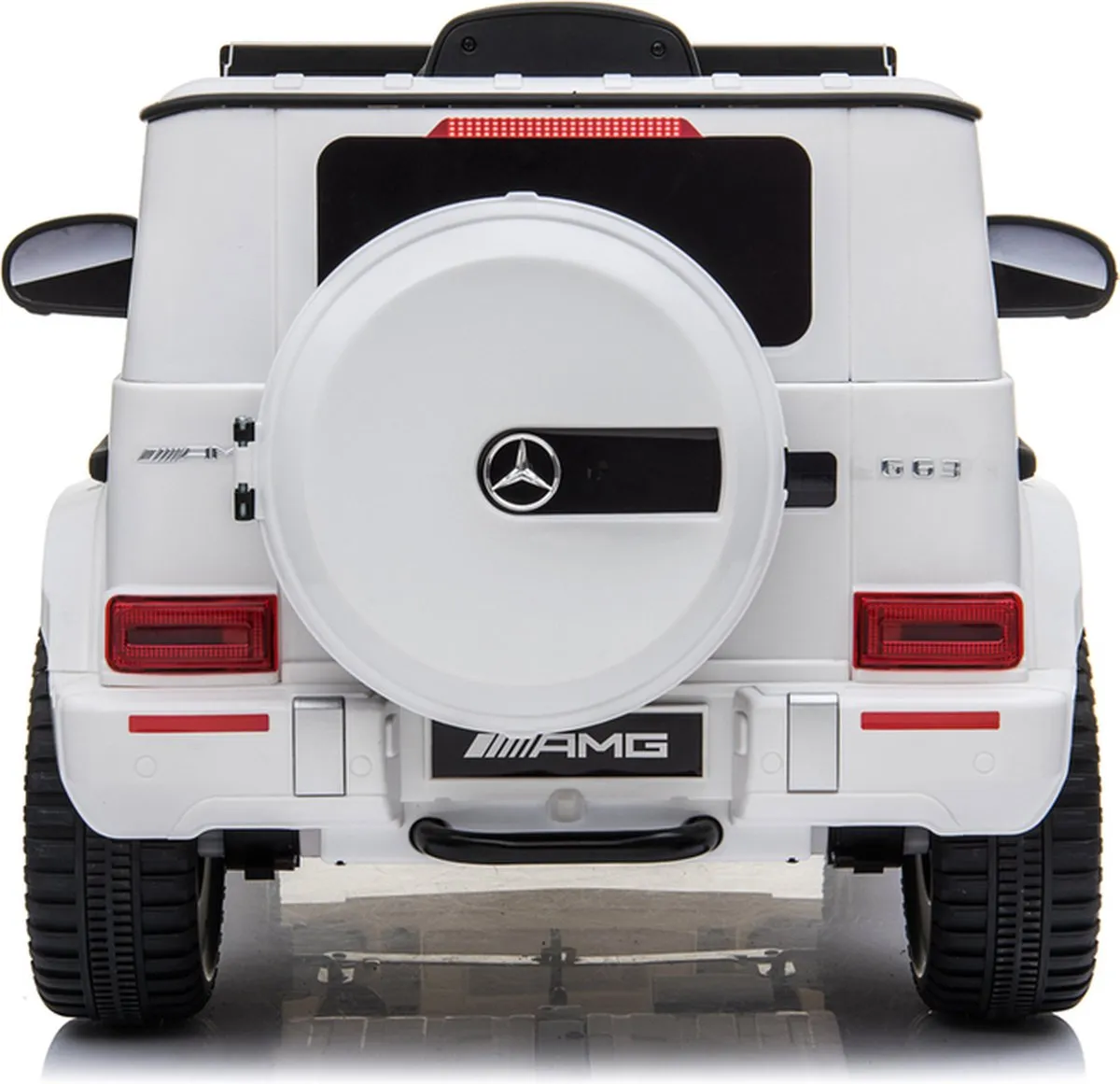 Mercedes-Benz G63 AMG Elektrische Kinderauto 12V - Wit - MPN 43078