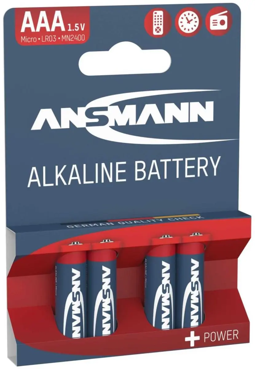 Ansmann AAA Batterijen - 4 Stuks - afbeelding 5 van 6