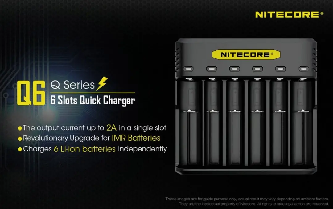 Nitecore Q6 Snellader - afbeelding 2 van 5
