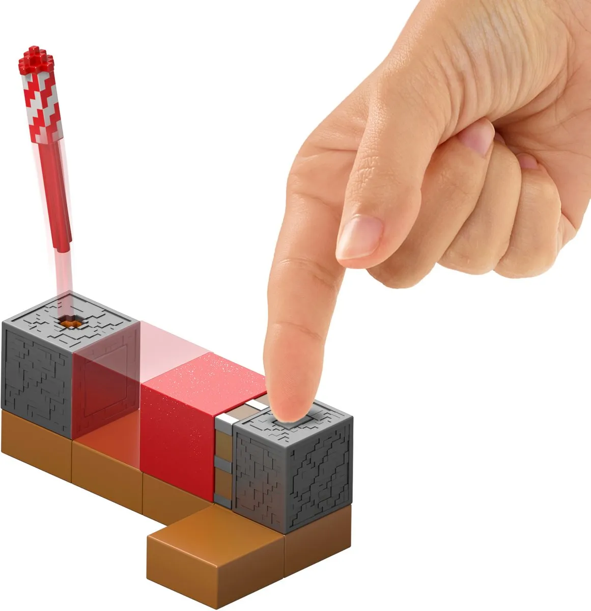 Minecraft Redstone Charged Protector Vuurwerklanceerder JKK10 - Meerkleurig