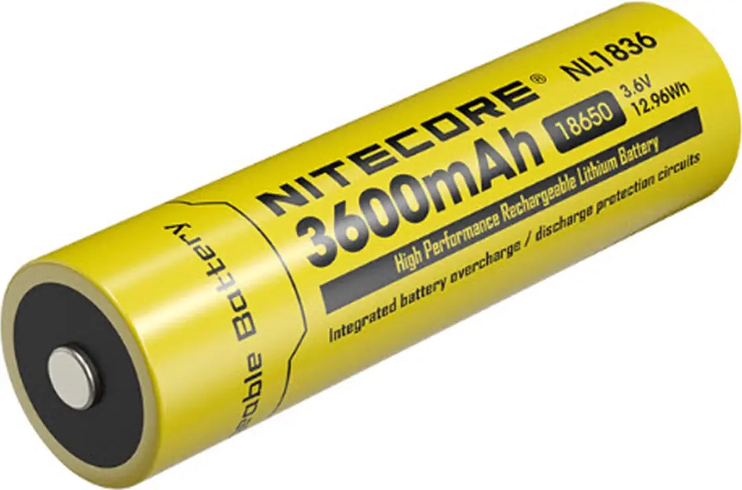 Nitecore NL1836 Oplaadbare 18650 Li-Ion Batterij 3600mAh